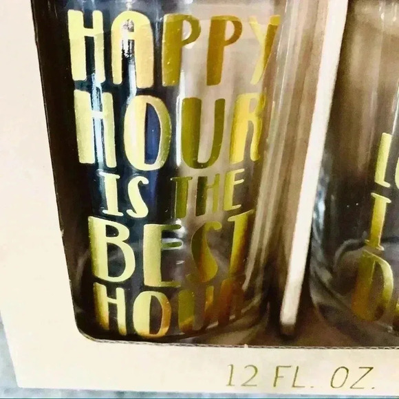 2 Wit & Whimsy Rocks Glasses (12oz) New in Box - Picture 3 of 6